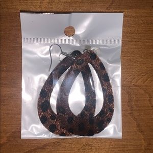 Cheetah earrings